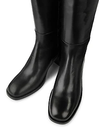 5050 Finn 50MM Leather Ankle Boots