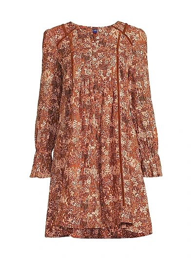 Jesse Printed Cotton Minidress