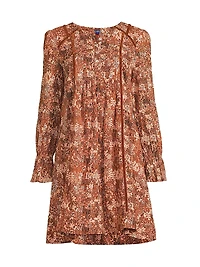 Jesse Printed Cotton Minidress