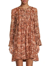 Jesse Printed Cotton Minidress