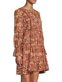 Jesse Printed Cotton Minidress