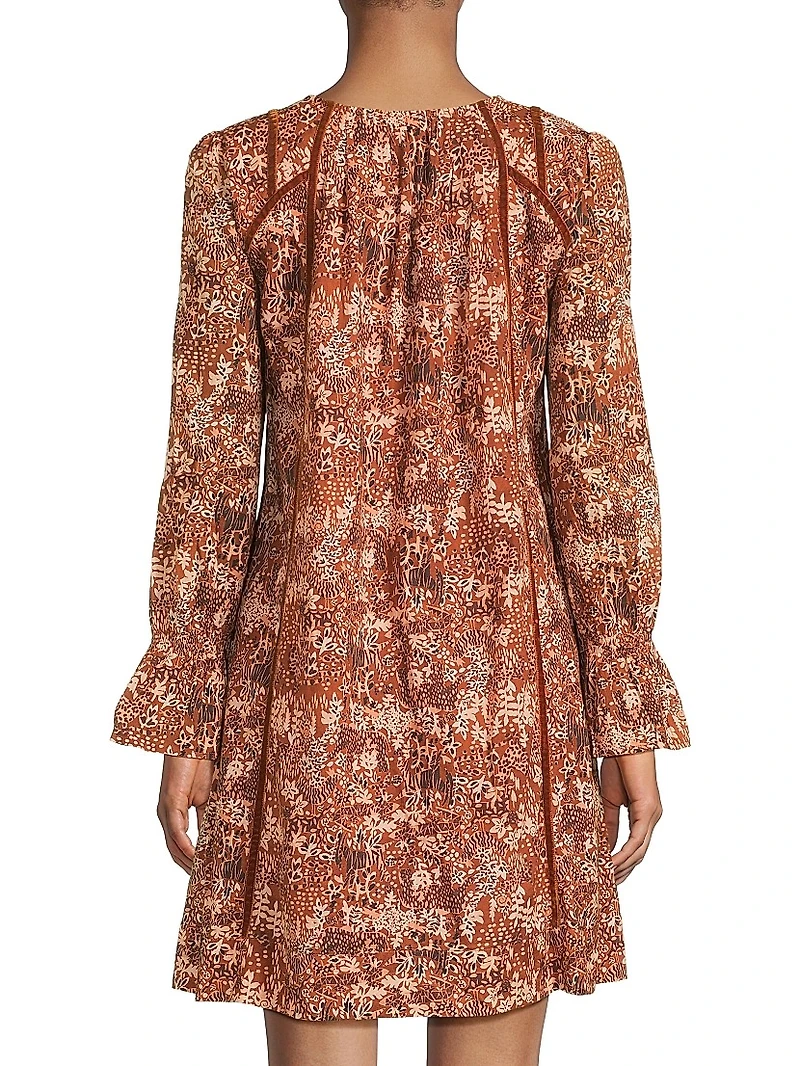 Jesse Printed Cotton Minidress