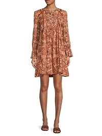 Jesse Printed Cotton Minidress