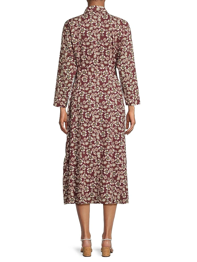 Jodpur Cotton Maxi Shirtdress