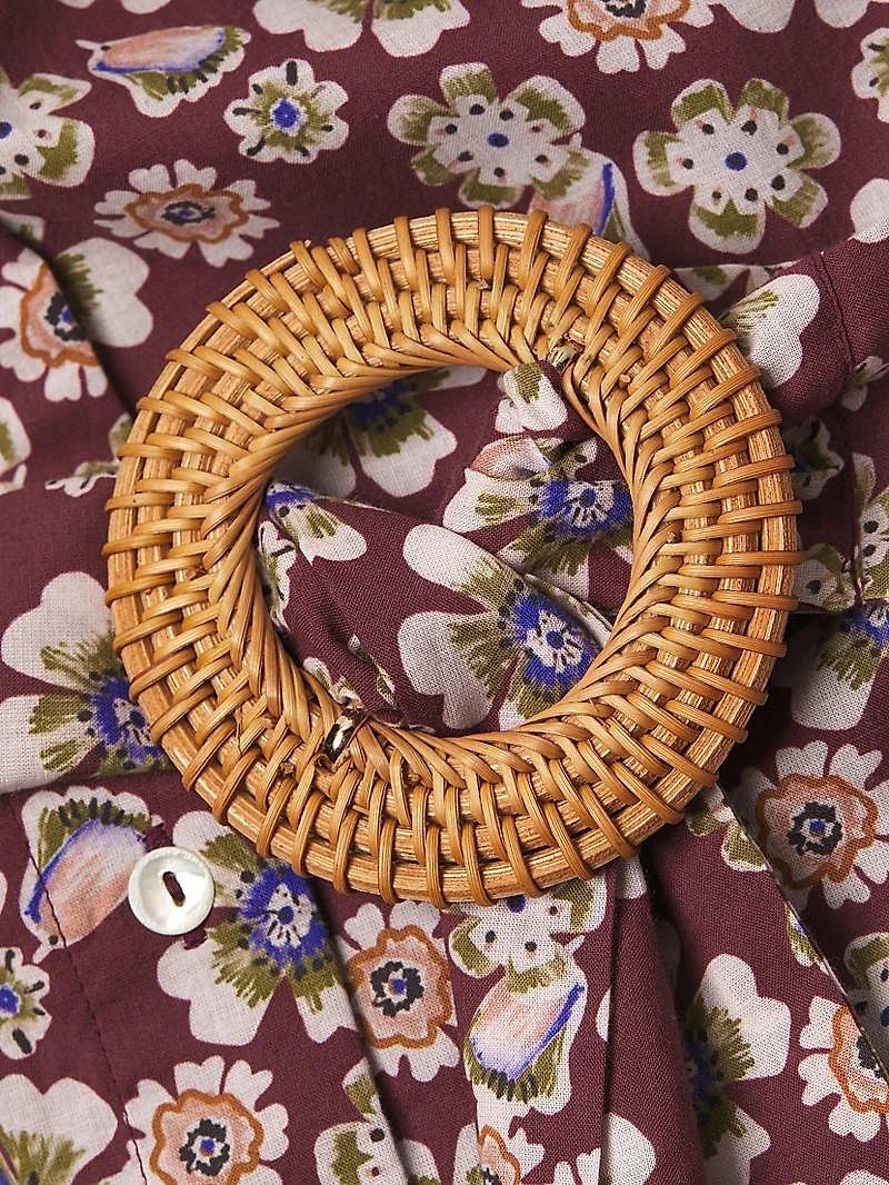 Jodpur Cotton Maxi Shirtdress