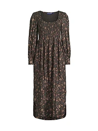 Iceland Smocked Cool Midi-Dress