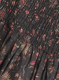 Iceland Smocked Cool Midi-Dress