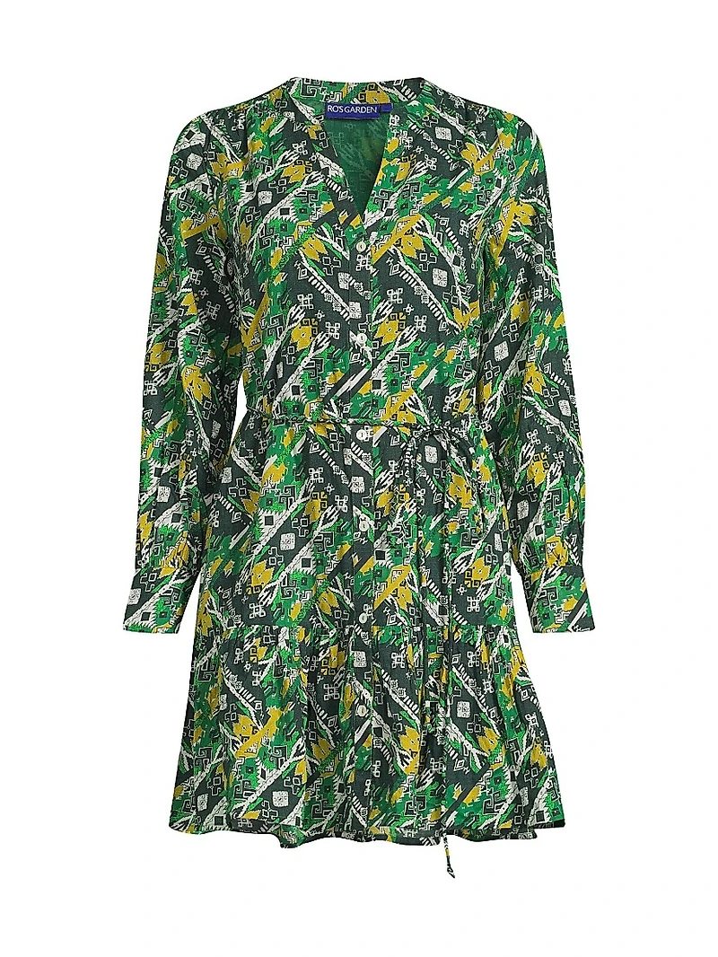 Ines Printed Cotton Minidress