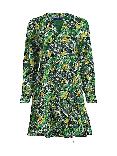 Ines Printed Cotton Minidress