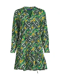 Ines Printed Cotton Minidress