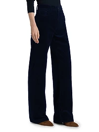 Corduroy Wide-Leg Pants