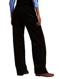 Corduroy Wide-Leg Pants