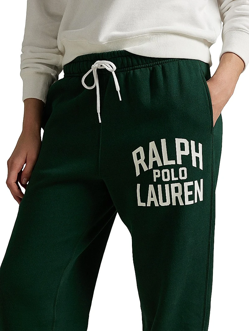 Logo Fleece Tapered Sweatpants