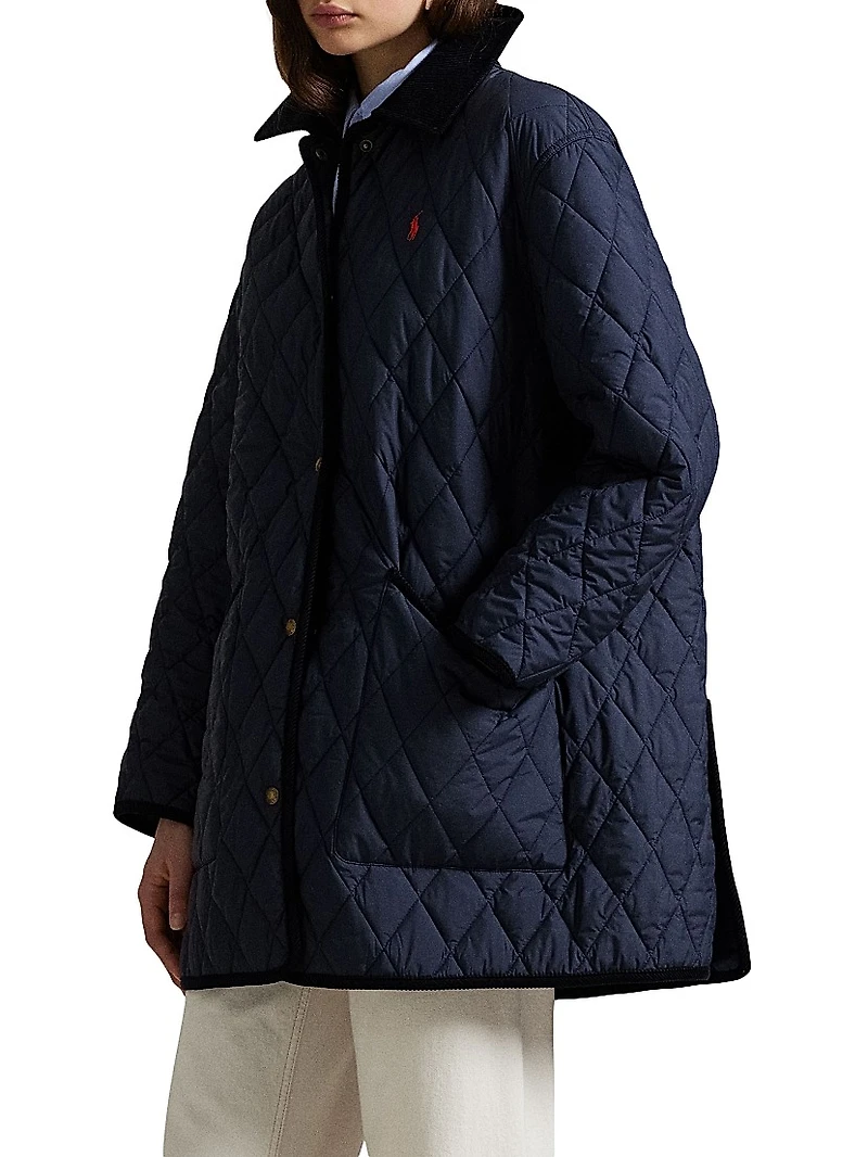 Oversized Quilted Barn Jacket