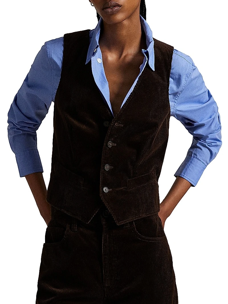 Wale Corduroy Vest