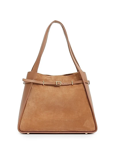 Cleo Suede Tote Bag
