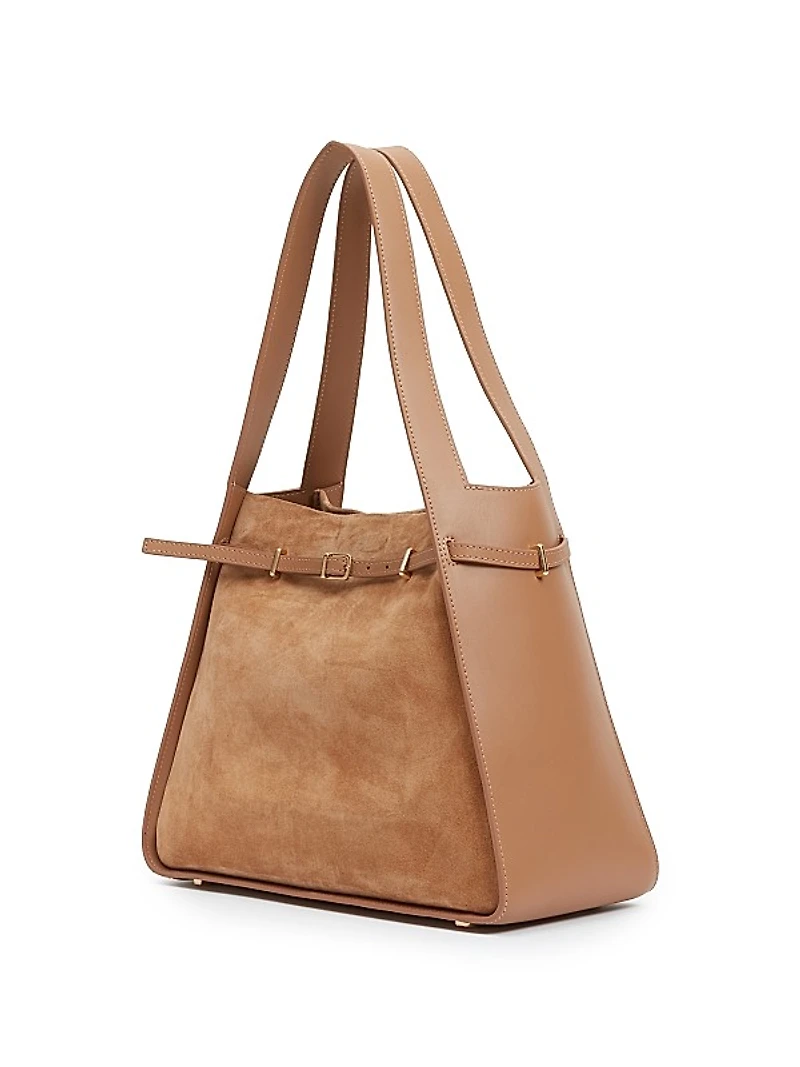 Cleo Suede Tote Bag