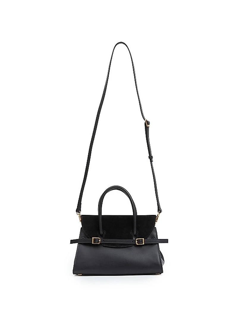 Small River Leather Top Handle Bag