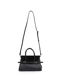 Small River Leather Top Handle Bag