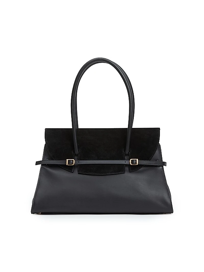 River Leather Shoulder Bag