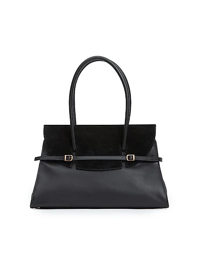 River Leather Shoulder Bag