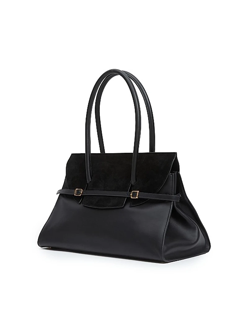 River Leather Shoulder Bag