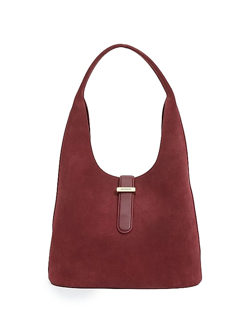 Khai Suede Hobo Bag