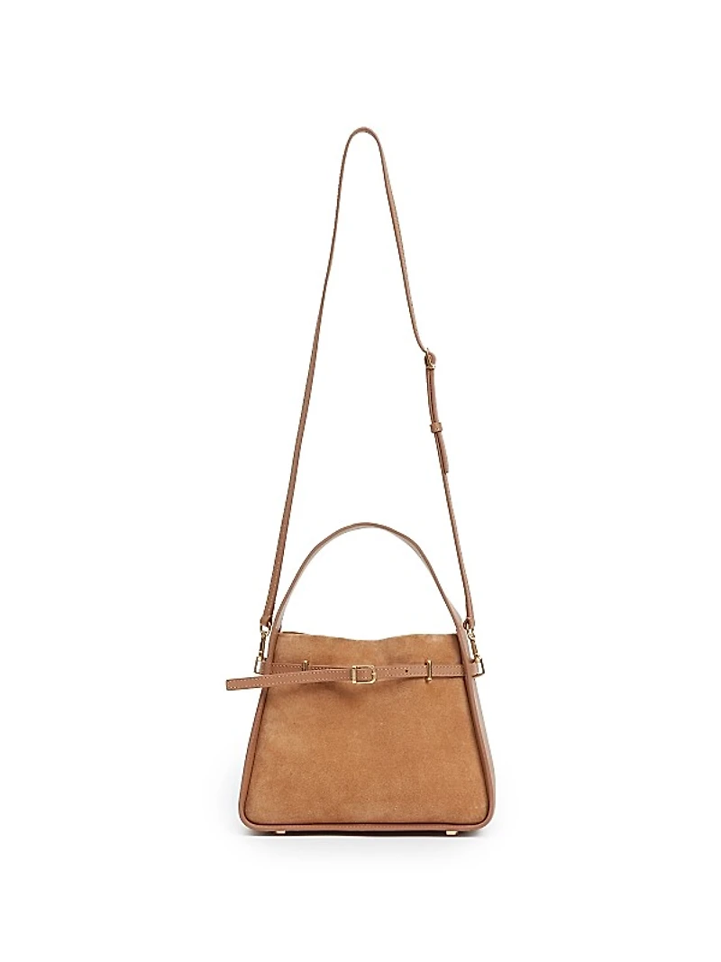 Small Cleo Suede Bucket Bag