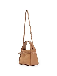 Small Cleo Suede Bucket Bag