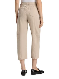 Cody Denim High-Rise Barrel Crop Jeans