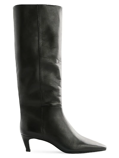 Remy 50MM Leather Knee-High Boots