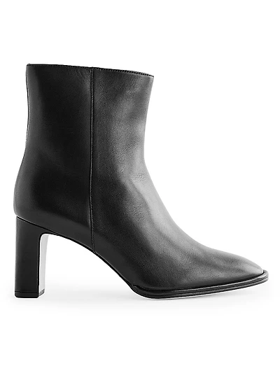 Gillian 75MM Leather Ankle Boots