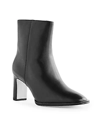 Gillian 75MM Leather Ankle Boots