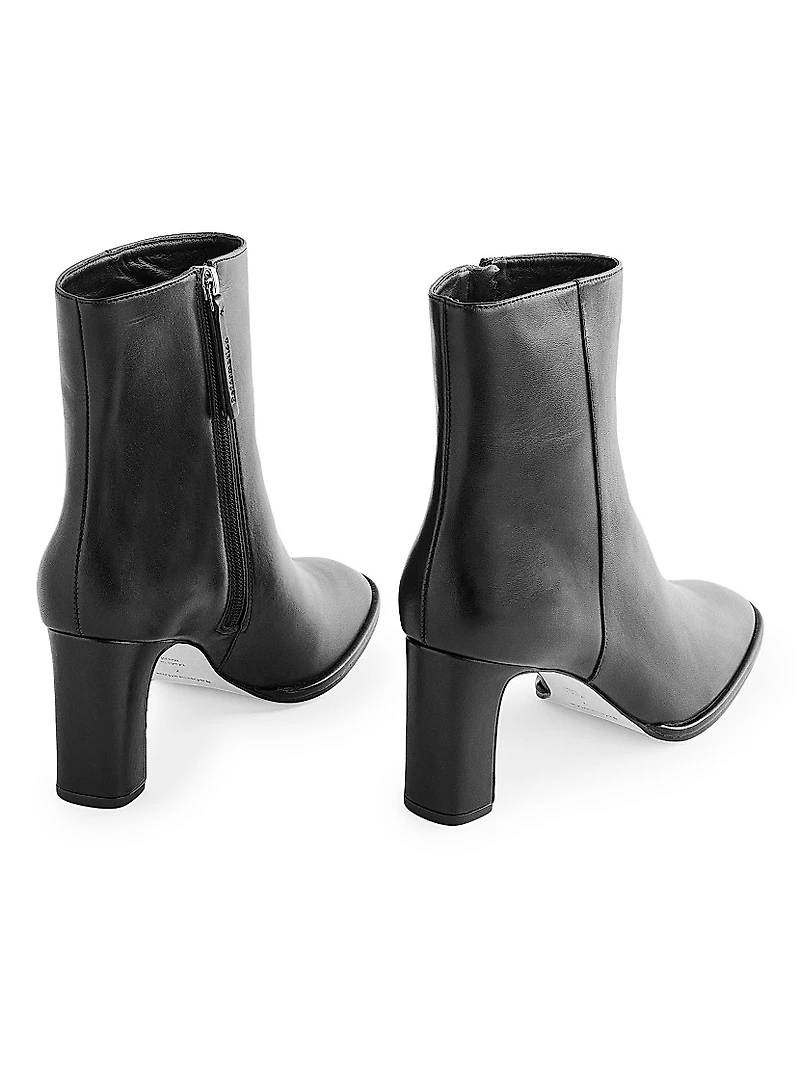 Gillian 75MM Leather Ankle Boots