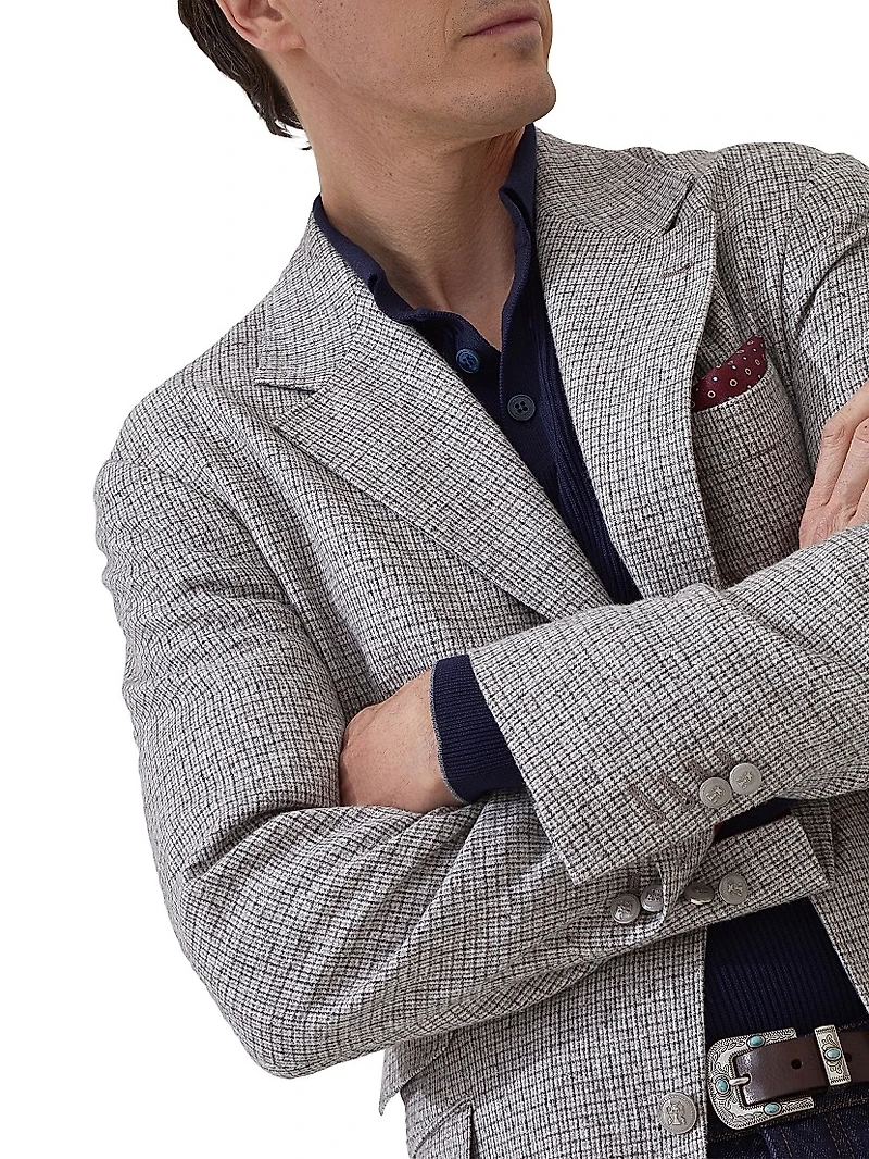 Cotton English Rib Knit Polo Shirt