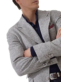 Cotton English Rib Knit Polo Shirt