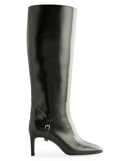 Gaelle 75MM Leather Knee-High Boots