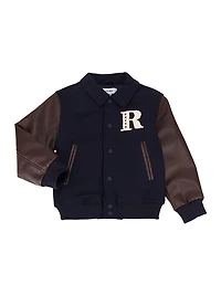 Little Boy's & Rison Wool-Blend Bomber Jacket