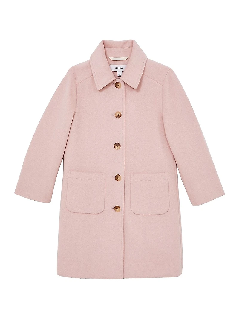 Little Girl's & Mabli Wool-Blend Coat