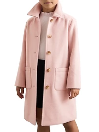Little Girl's & Mabli Wool-Blend Coat