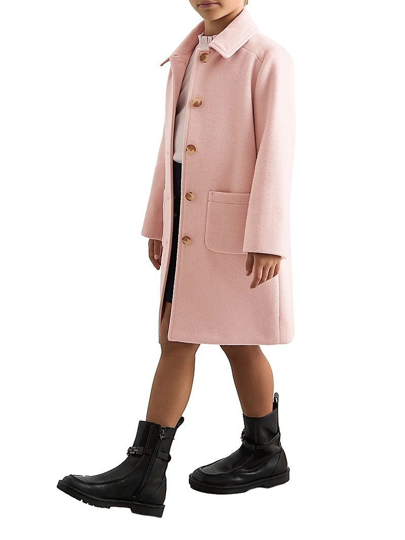 Little Girl's & Mabli Wool-Blend Coat