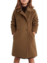 Little Girl's & Mabel Wool Coat