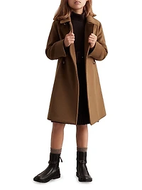 Little Girl's & Mabel Wool Coat