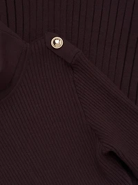 Little Girl's & Vinnie Rib-Knit Dress