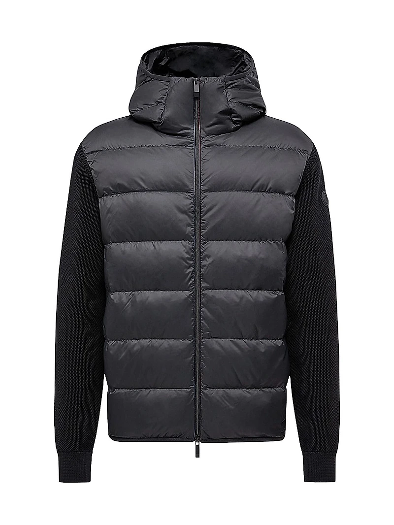 Down-Filled Hoodie Cotton