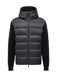 Down-Filled Hoodie Cotton