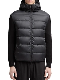 Down-Filled Hoodie Cotton