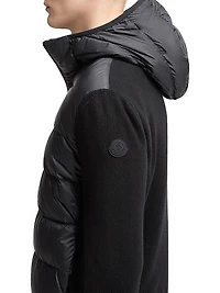 Down-Filled Hoodie Cotton