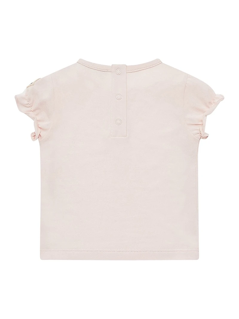 Baby Girl's & Little Crewneck T-Shirt Cotton