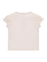 Baby Girl's & Little Crewneck T-Shirt Cotton